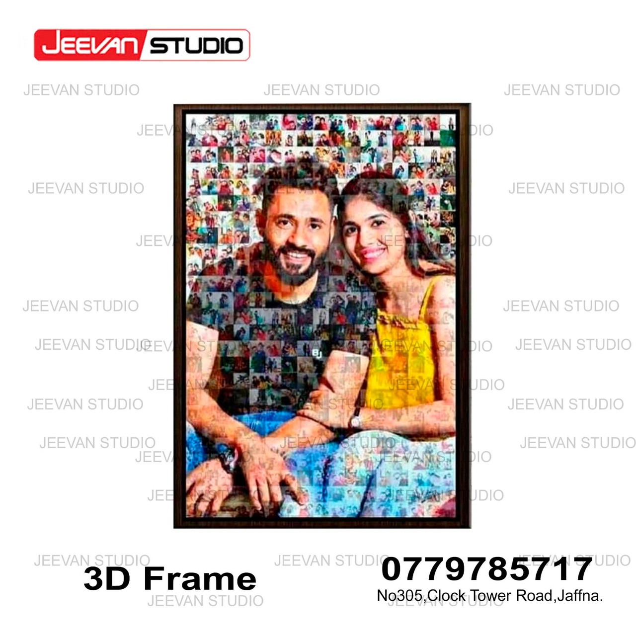 Non Glass 3D frame 12x18